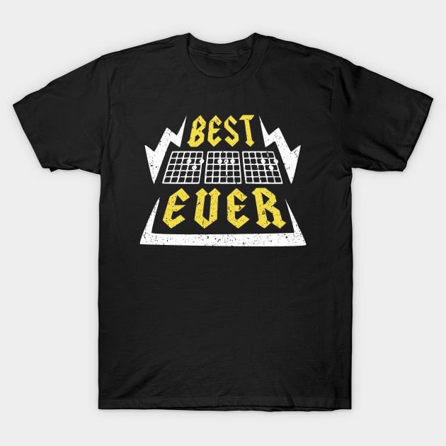 Best DAD Ever Chords T-Shirt by Olipop